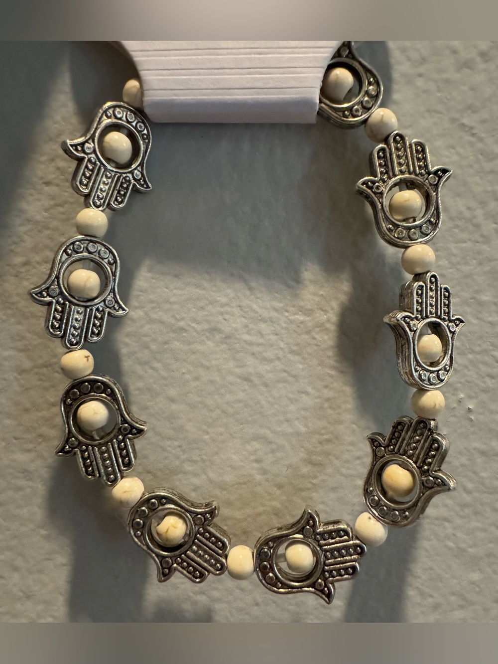 Hamsa Hand Stretch Bracelet